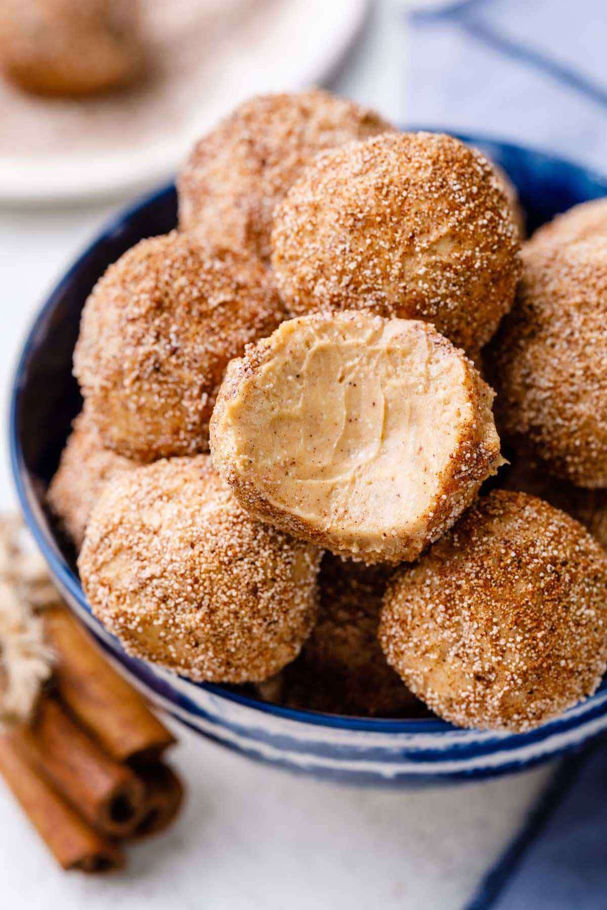 Quick and Easy Snickerdoodle Fat Bombs - Healthy Substitute