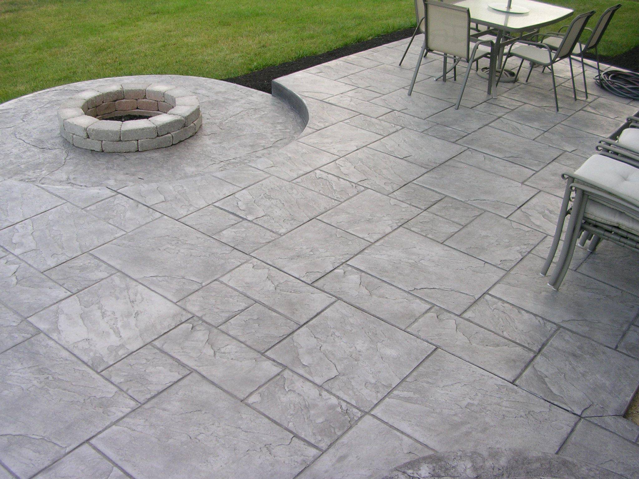 stamped concrete