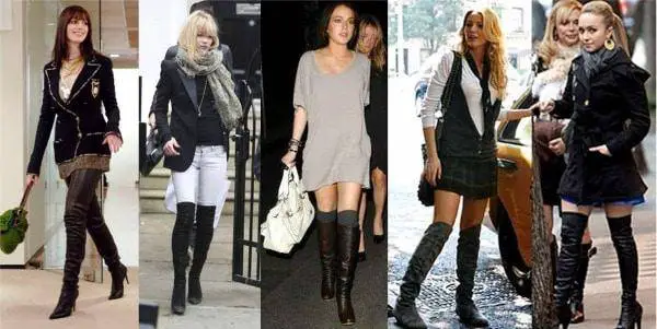 7 Badass Over The Knee Boots Styling For Cold Weather