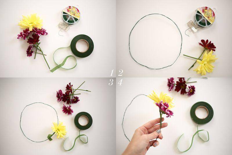 how to make flower crowns