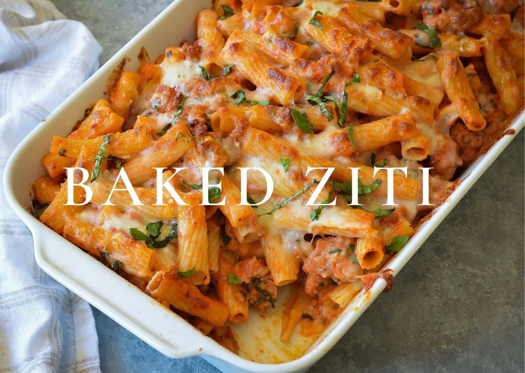 All About Baked Ziti With 4 Easy Steps To A Tasty Treat!