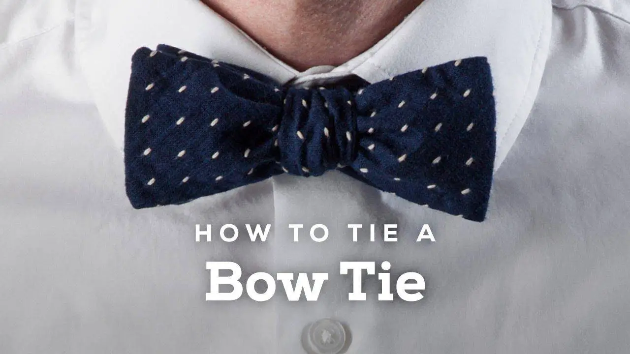 3 Best Ways on How to Tie a Bowtie
