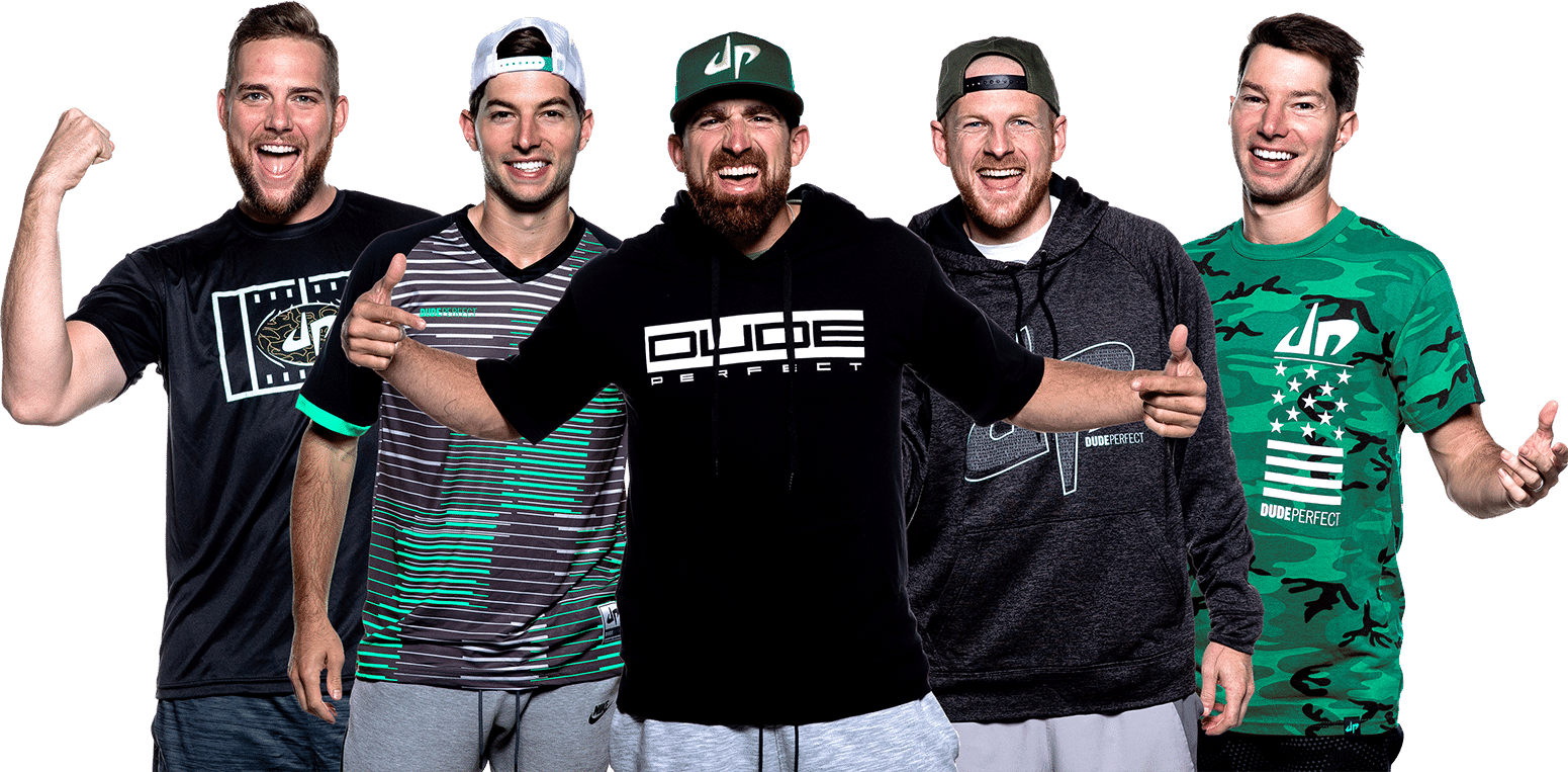 Dude Perfect | Trick Shots, Merch, YouTube Videos, Games, Tour