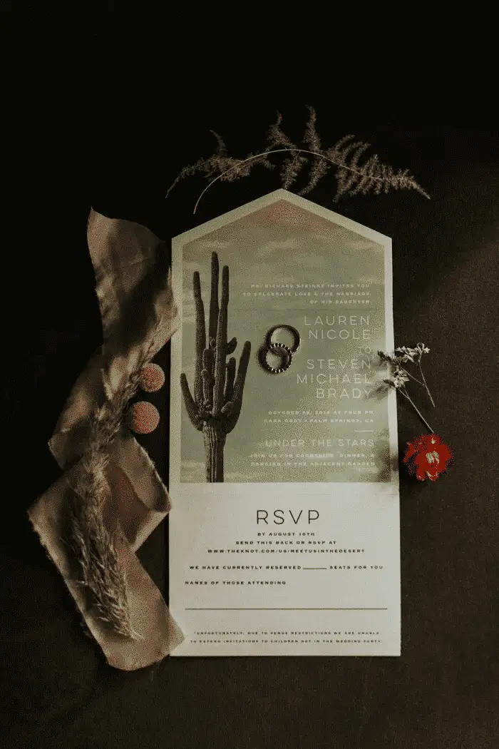 DIY Indie Wedding Invitations