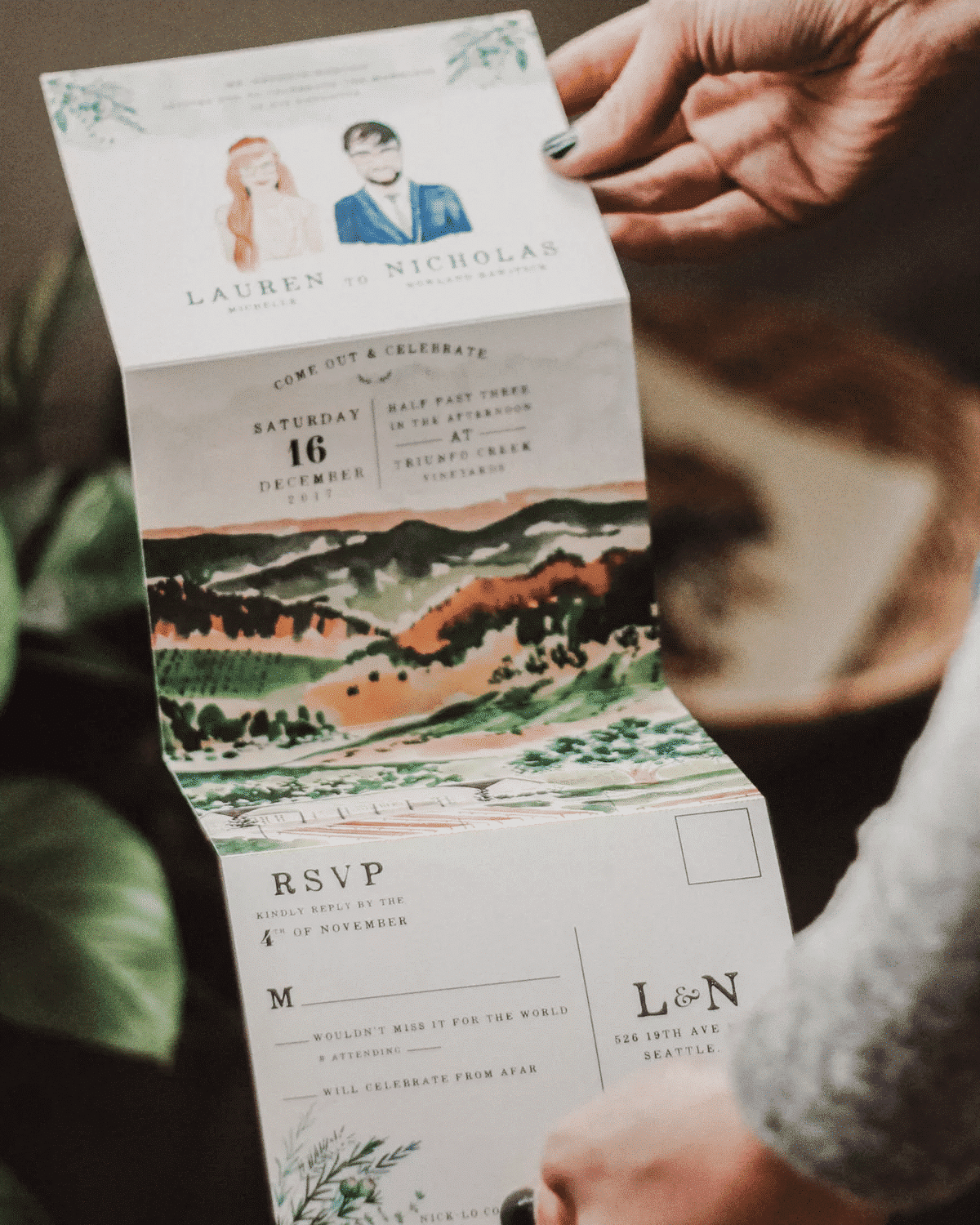 DIY Indie Wedding Invitations