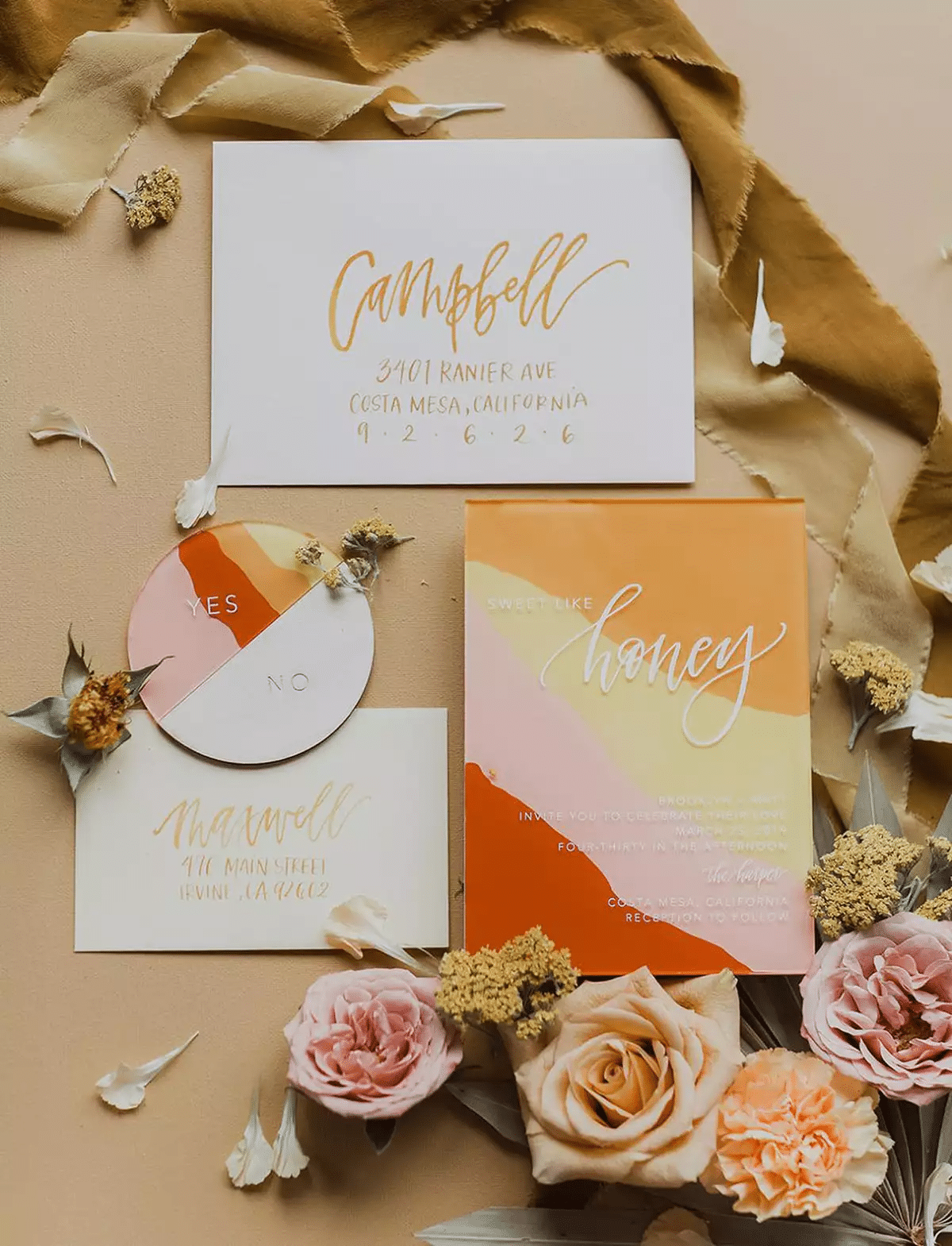 DIY Indie Wedding Invitations