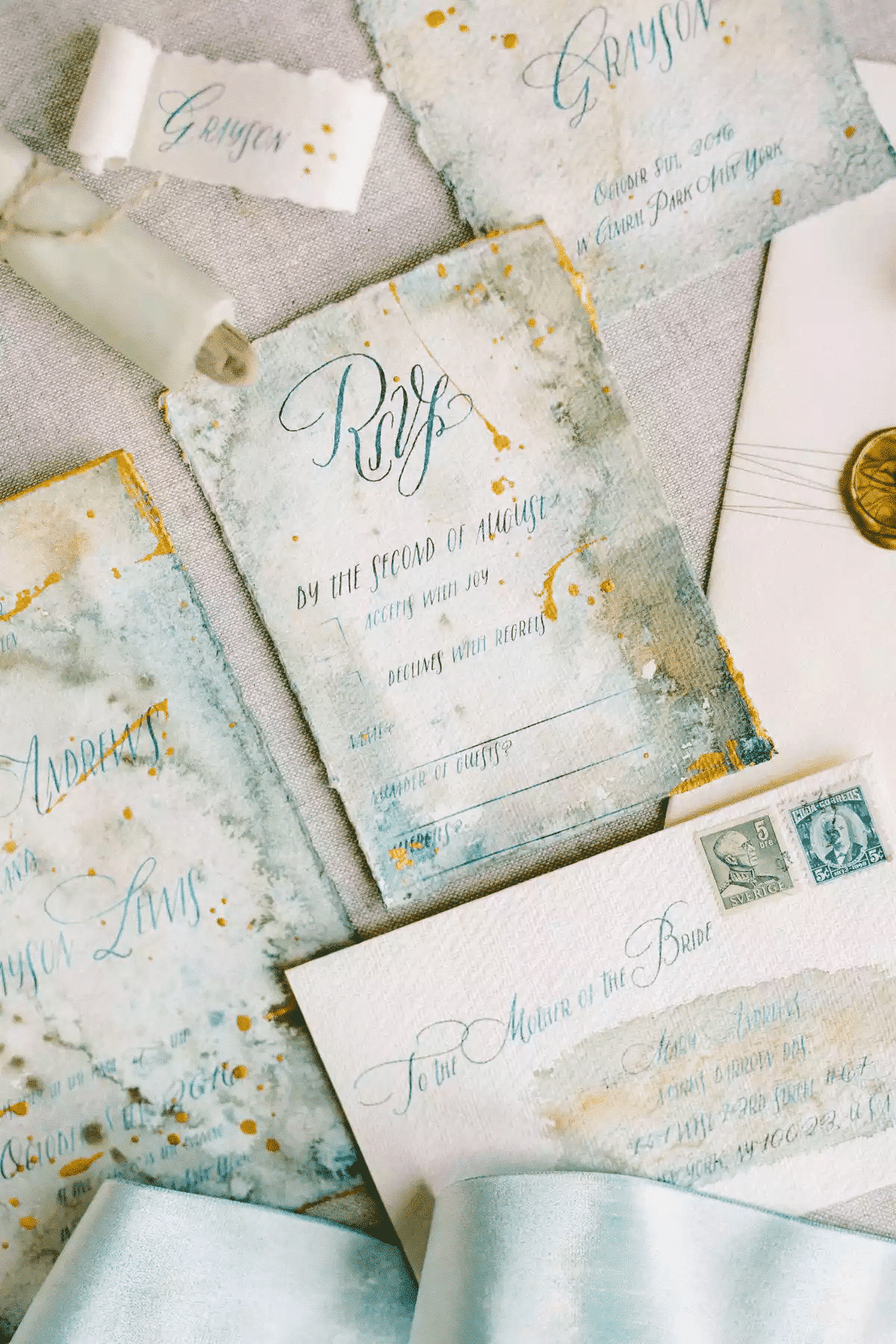 DIY Indie Wedding Invitations