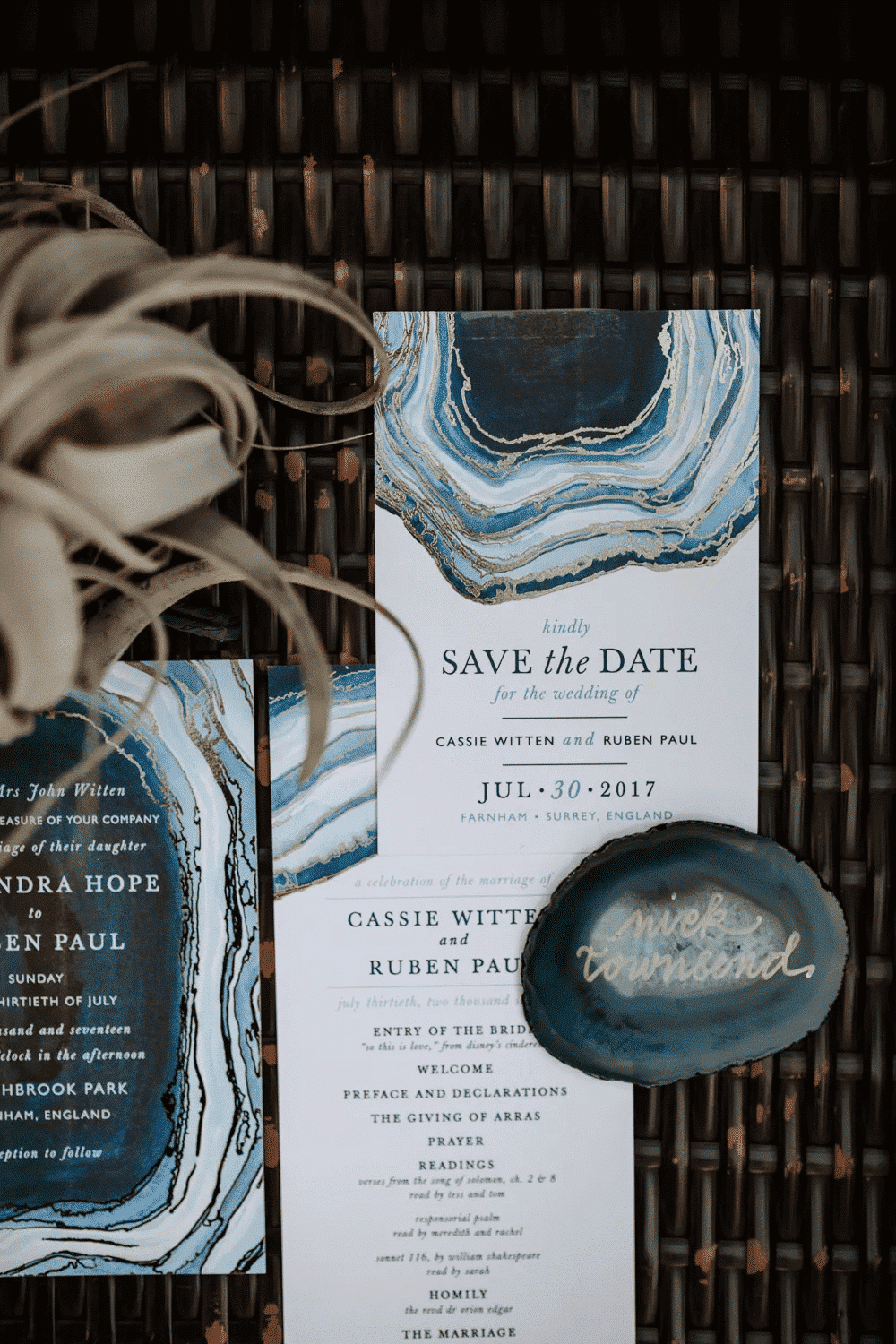 DIY Indie Wedding Invitations