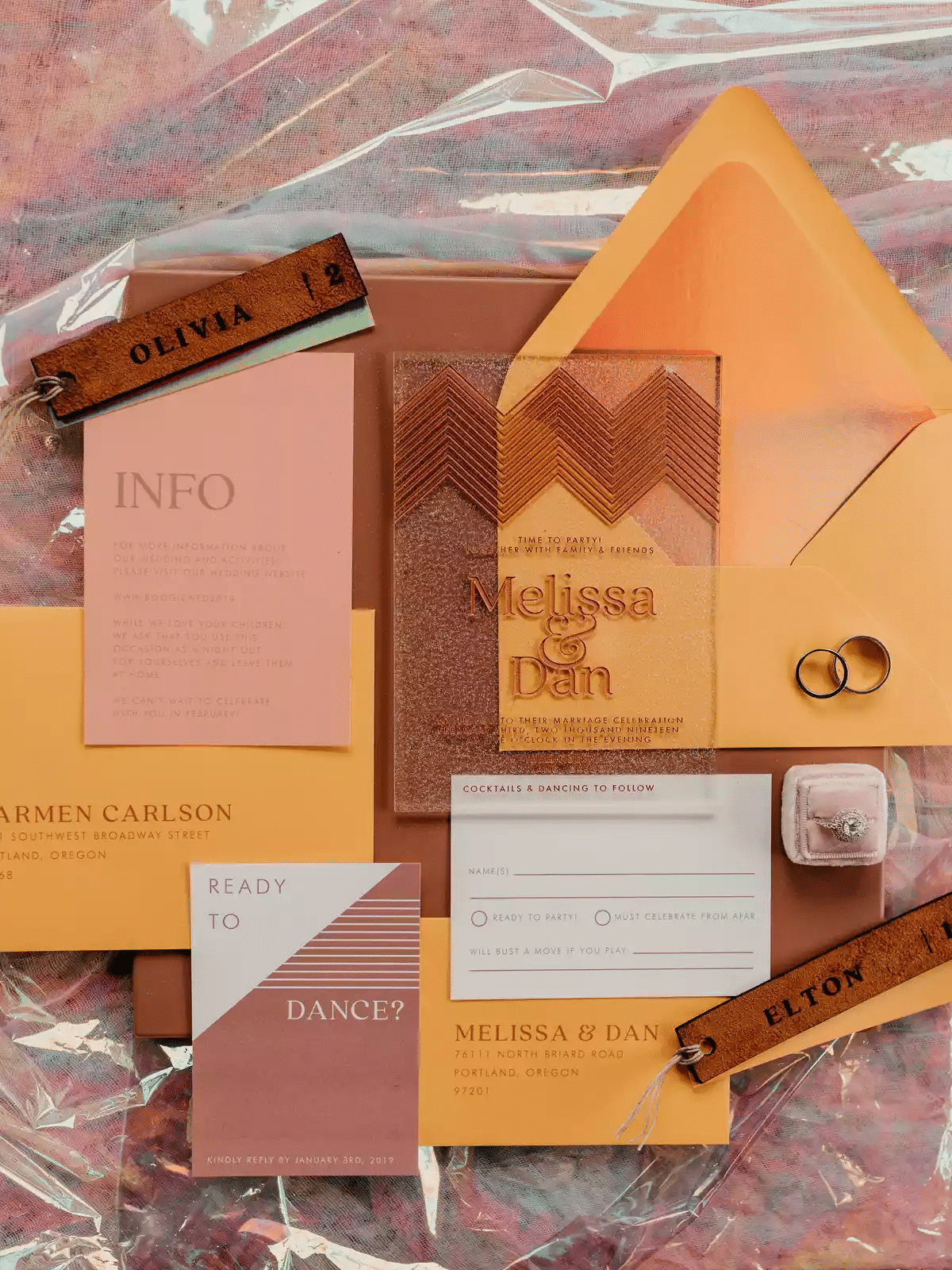 DIY Indie Wedding Invitations