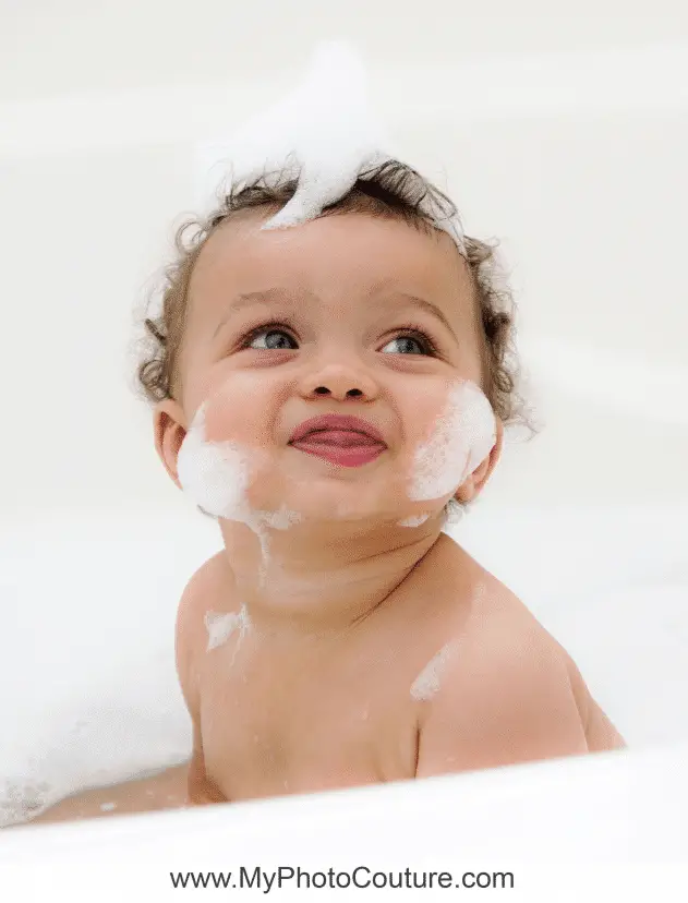 happy #baby #boy #9 #month #portrait #photography #bubble #bath @MyPhotoCouture #babybathing #baby #ba… | Bubble bath photography, Bath photography, Baby bath time