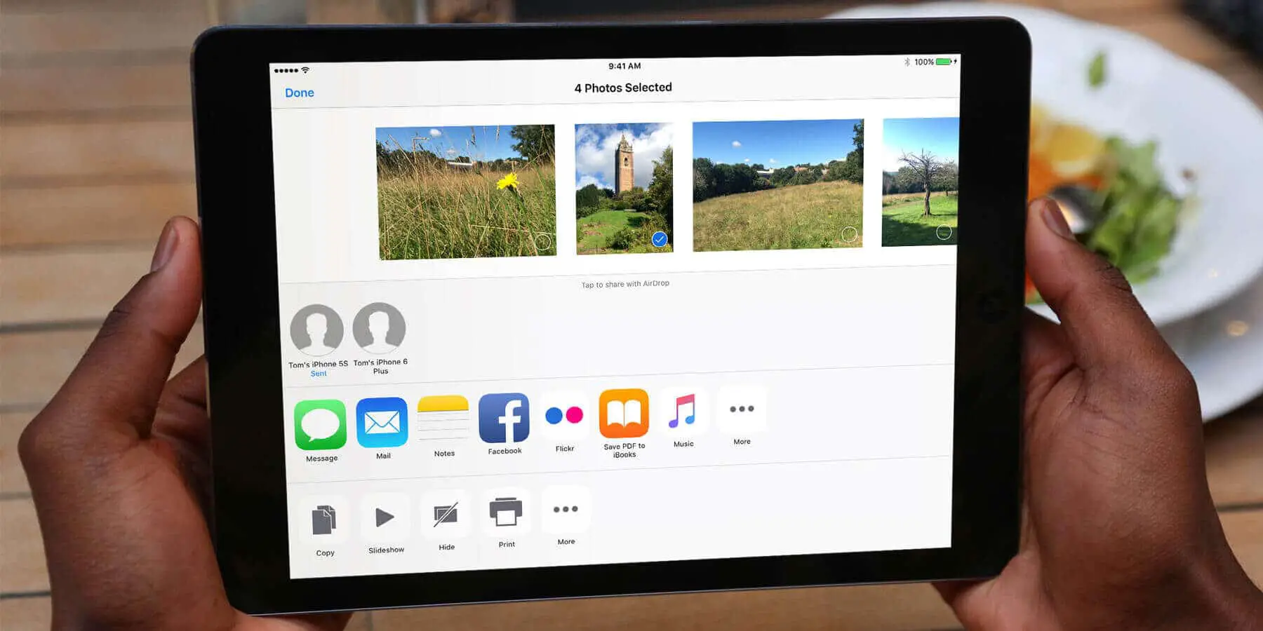iOS 9: share files wirelessly on iPad using AirDrop - TapSmart