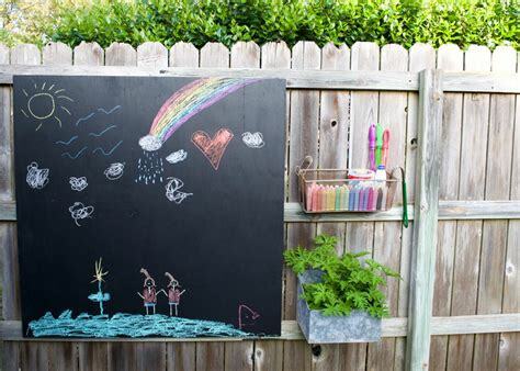 DIY Outdoor Chalkboard