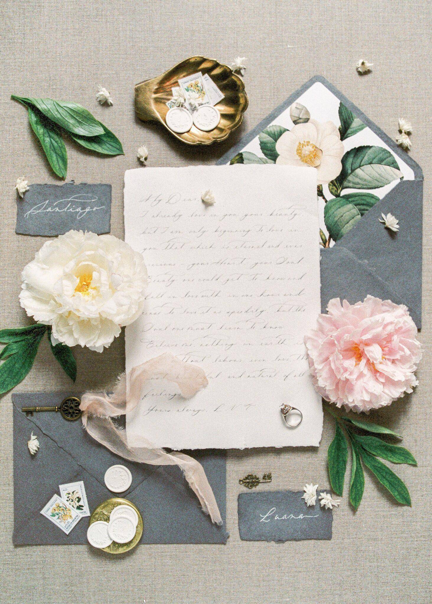 DIY indie wedding invitations