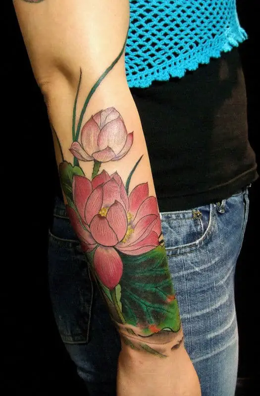 lotus flower tattoo