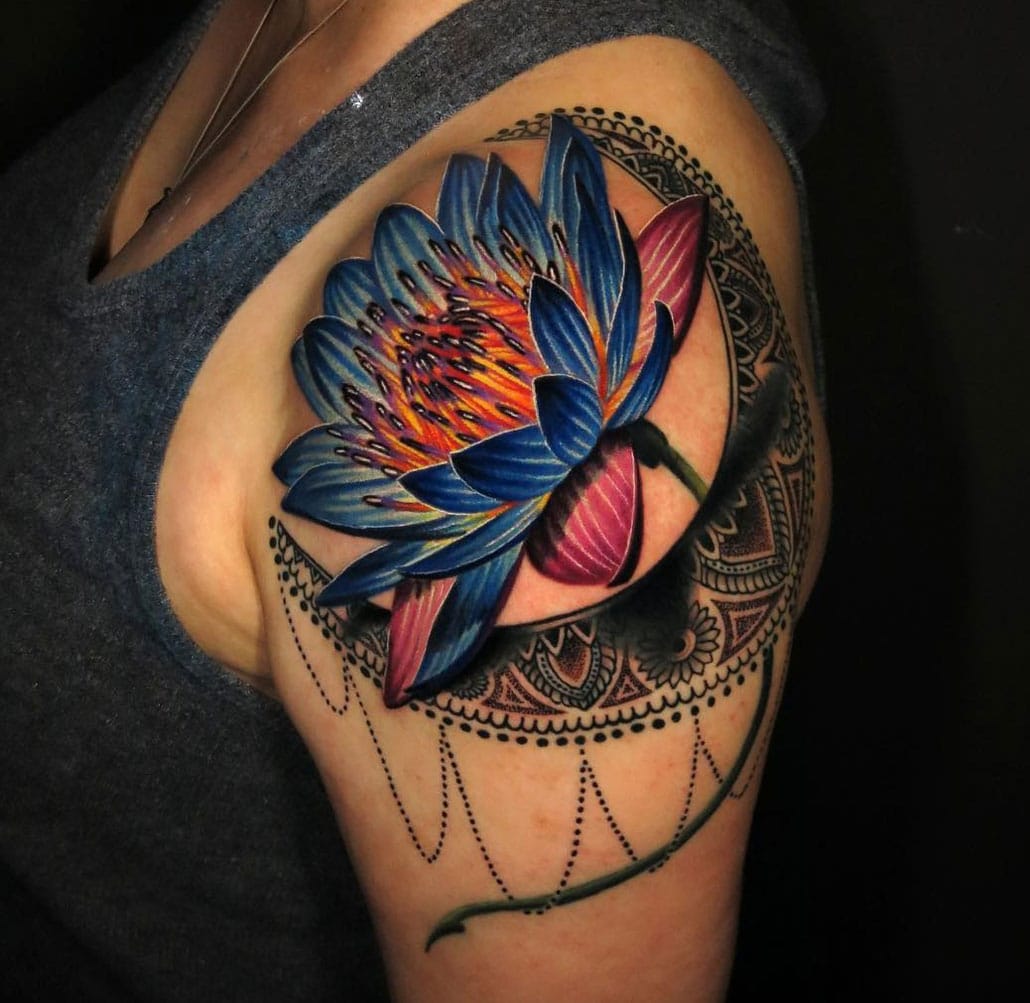 lotus flower tattoo