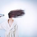 woman, hair drying, girl