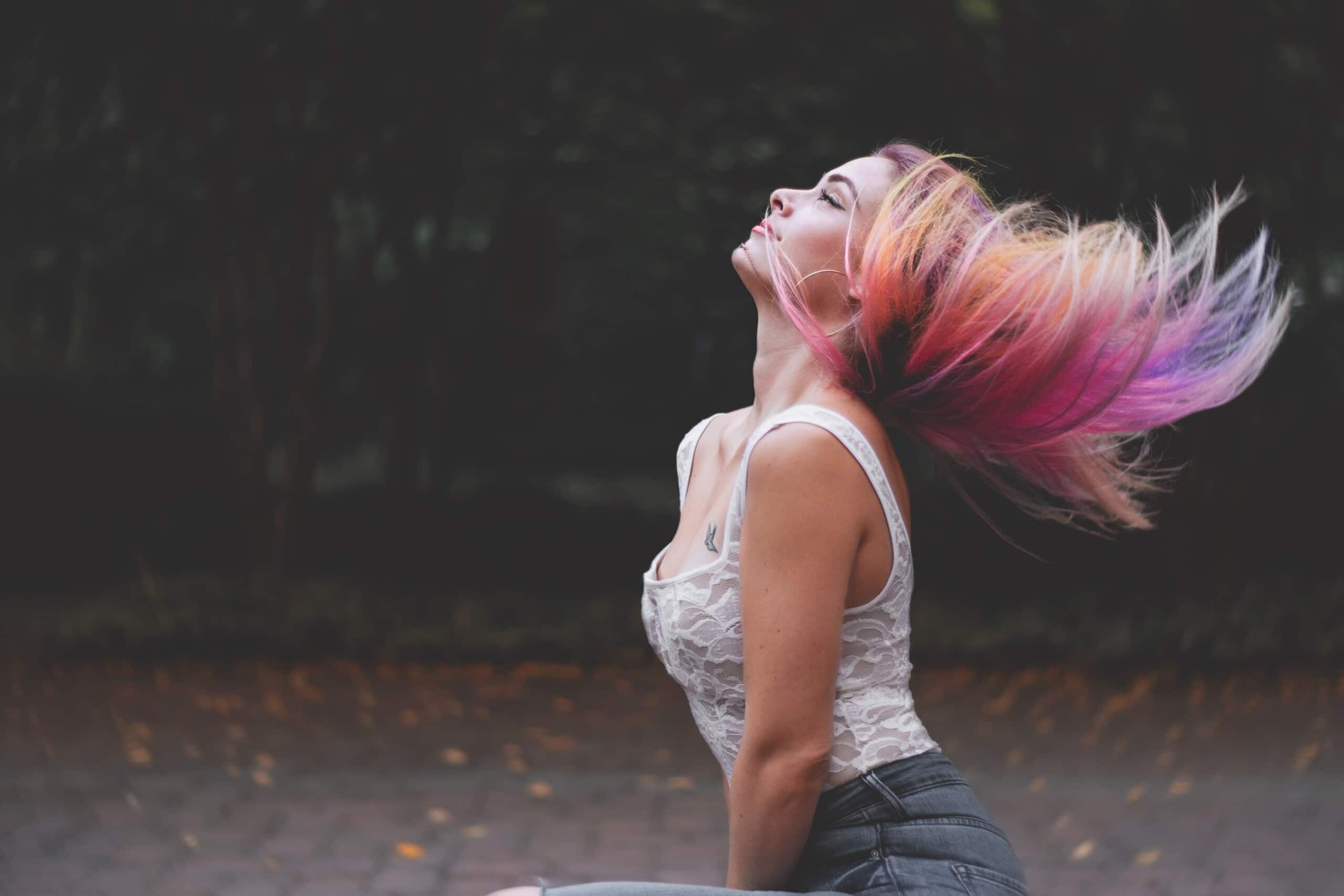 woman, hair, portrait