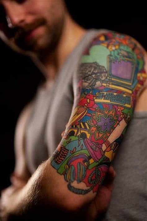 half sleeve tattoo