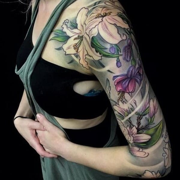 half sleeve tattoo