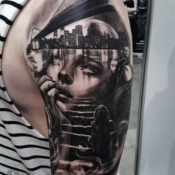 half sleeve tattoo