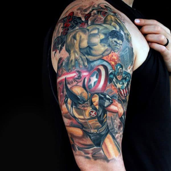 half sleeve tattoo