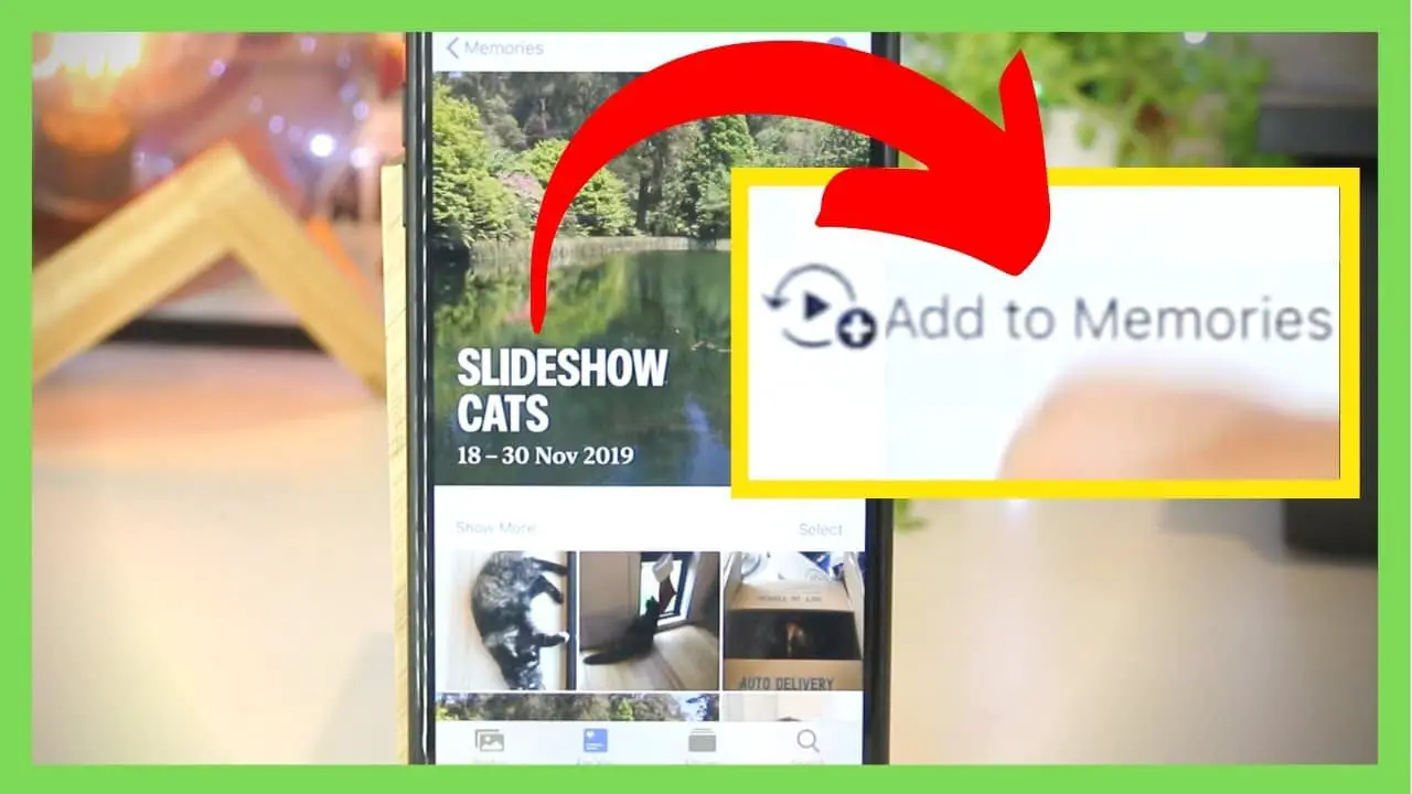how to make a slideshow on iphone