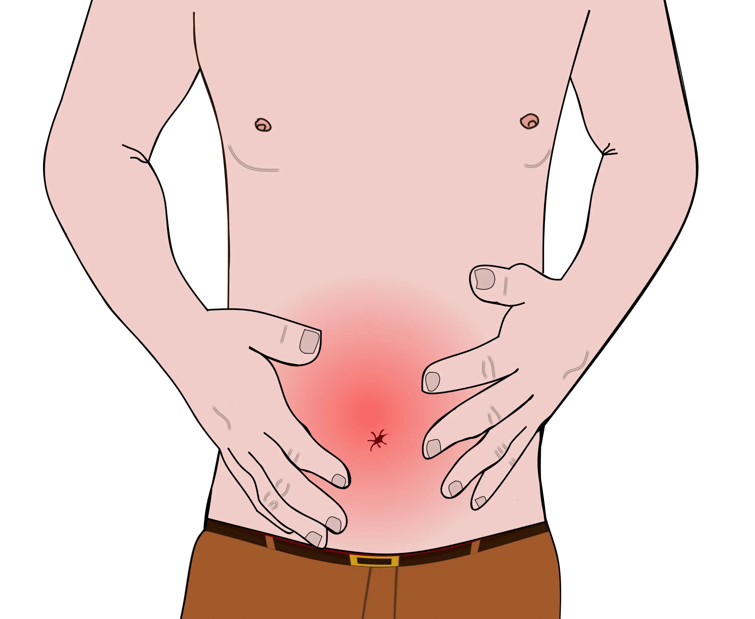 belly, abdominal pain, pain