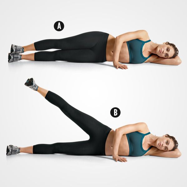 side leg raises