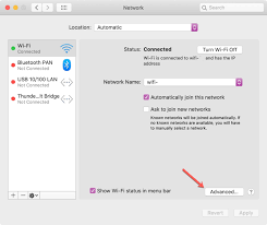 how to forget a network on mac