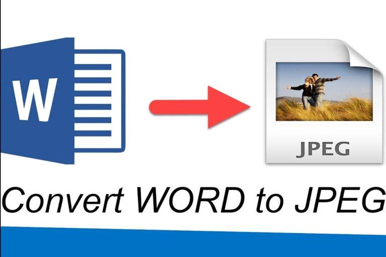 How To Save Word Doc As JPEG – The Easy & Useful Guide
