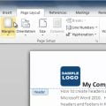 how to have different headers in word