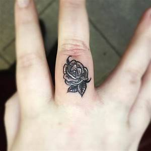 traditional rose tattoo