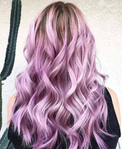 purple ombre hair