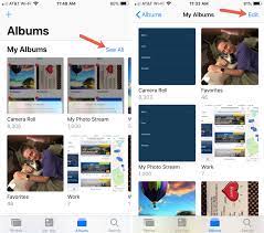 how to delete albums on iphone