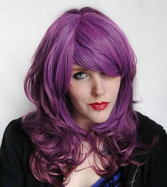 purple ombre hair