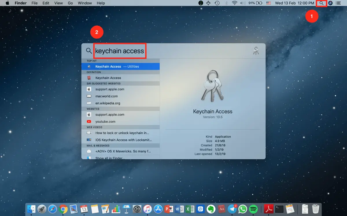 how to find wifi password on mac