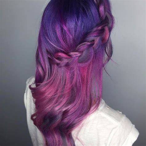 purple ombre hair