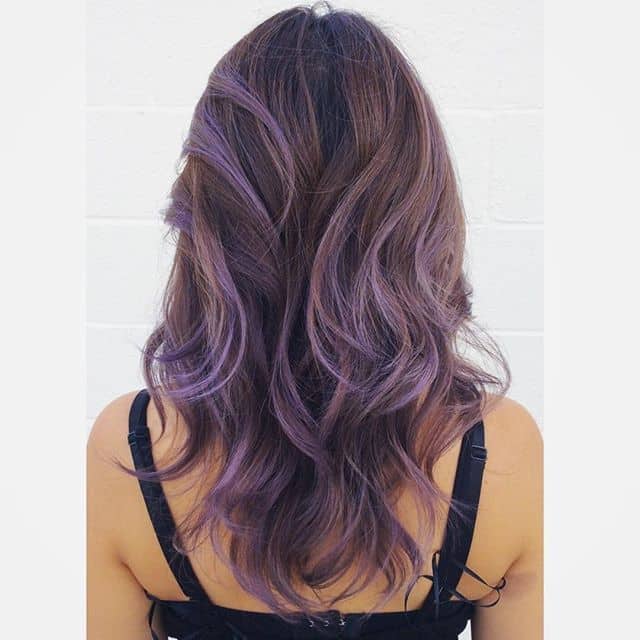 purple ombre hair