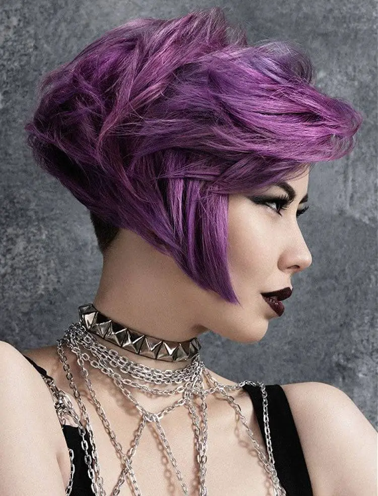 purple ombre hair