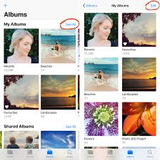 how to delete albums on iphone