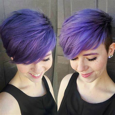 purple ombre hair