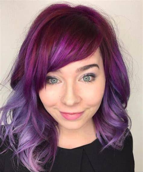 purple ombre hair