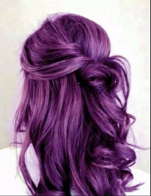 purple ombre hair