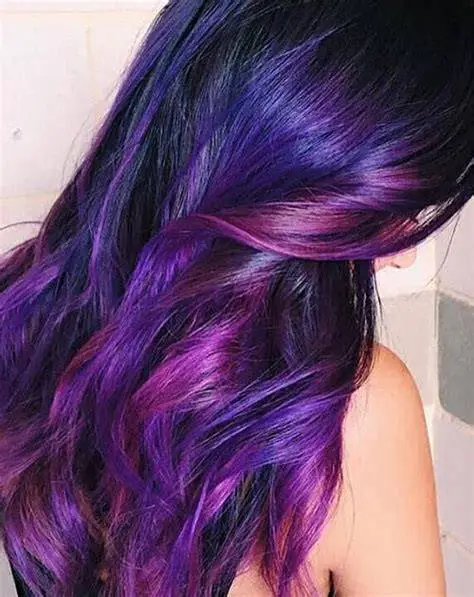 purple ombre hair