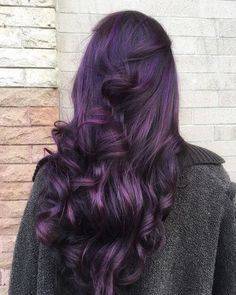 purple ombre hair