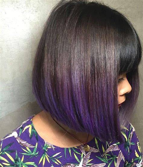 purple ombre hair