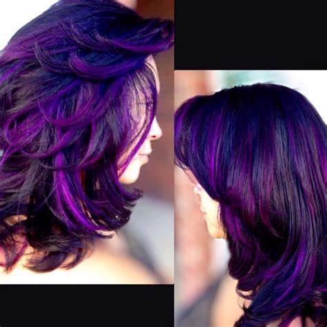 purple ombre hair