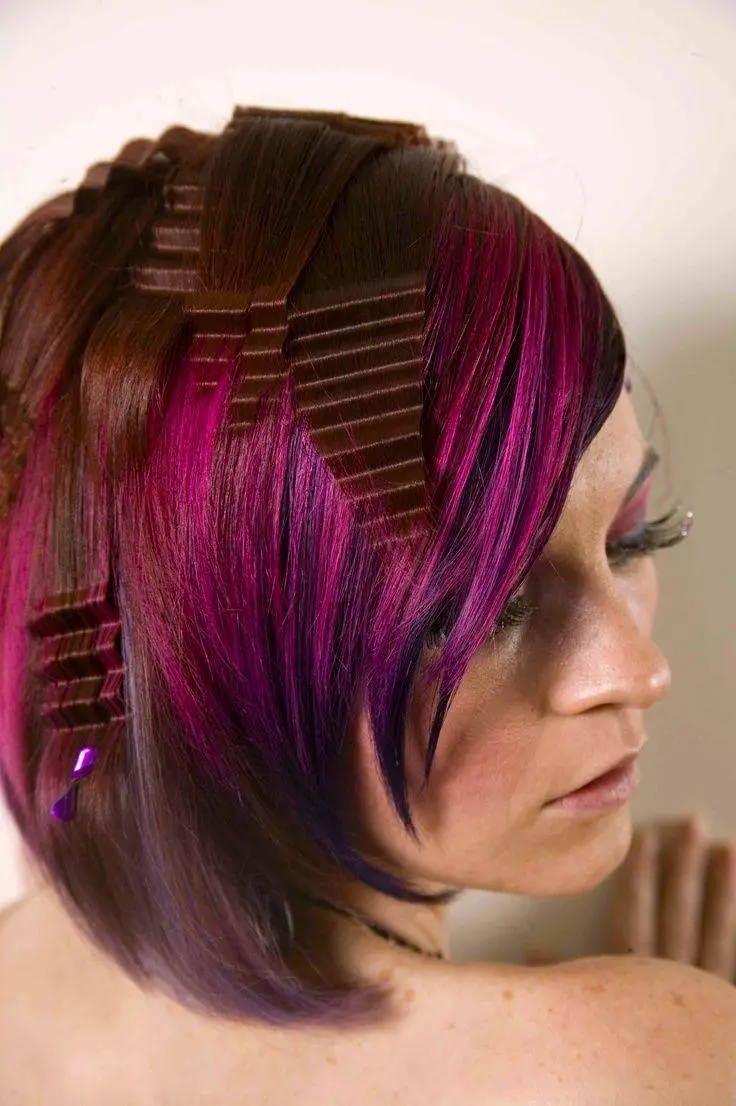 purple ombre hair