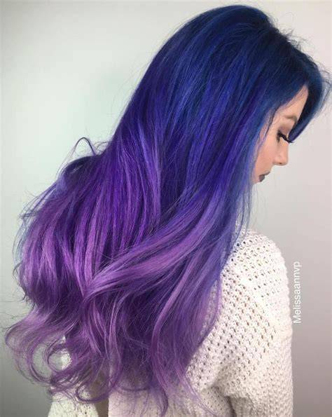 purple ombre hair