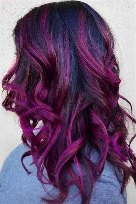 purple ombre hair